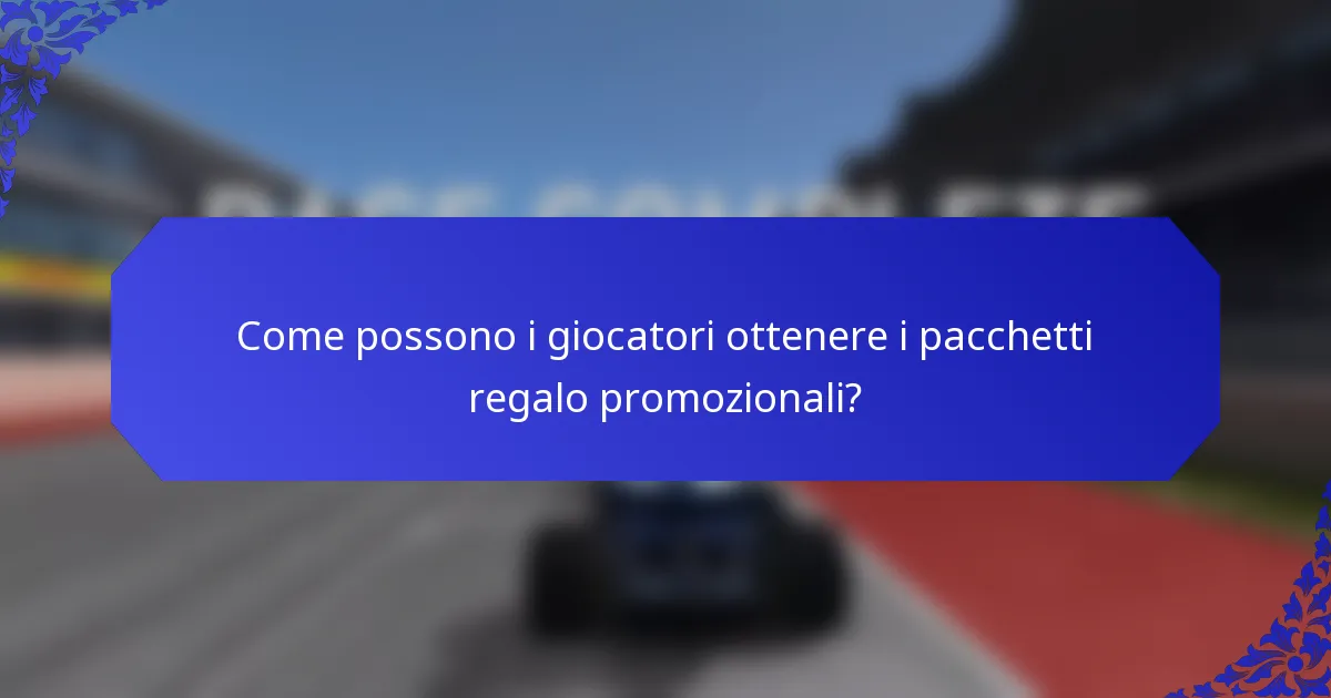 Come possono i giocatori ottenere i pacchetti regalo promozionali?
